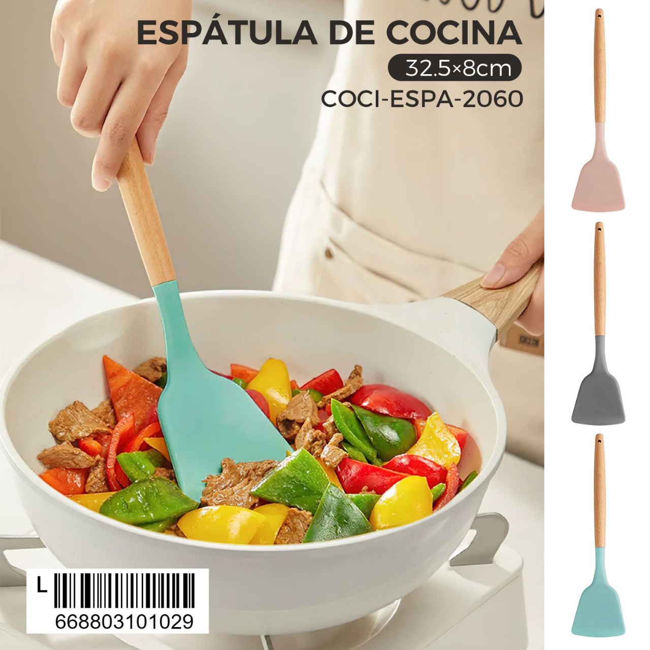 Espátula de cocina de silicona